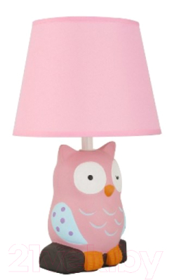 Прикроватная лампа Camelion Совенок KD-551 C14 / 12772 (розовый)