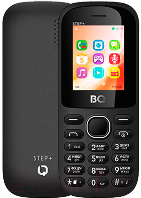 Мобильный телефон BQ BQ-1807 Step+ (черный)