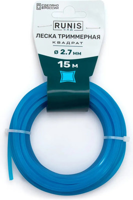 Леска для триммера Runis Квадрат 2.7мм / 18-07