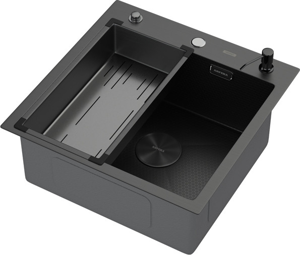 Мойка кухонная Arfeka ECO AR 50x50 POP-UP+CL G+DS