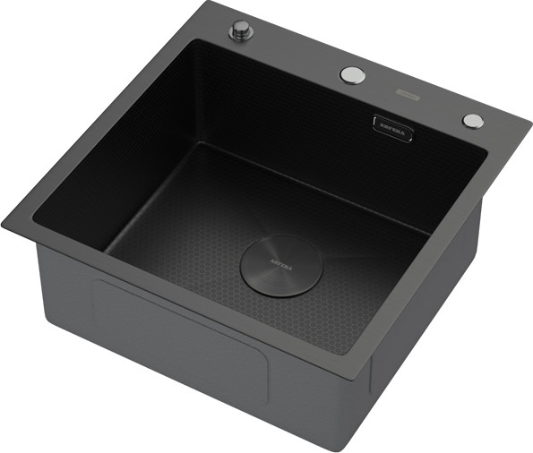 Мойка кухонная Arfeka ECO AR 50x50 POP-UP+CL G+DS