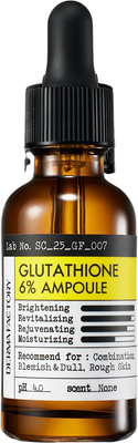 Сыворотка для лица Derma Factory Glutathione 6% Ampoule (30мл) - 