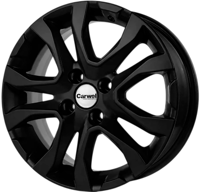 Литой диск Carwel Нюк 16x6" 4х100мм DIA 60.1мм ET 45мм BK