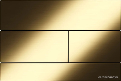 Кнопка для инсталляции Ceramica Nova Balance CN12-004BG (брашированное золото) - 