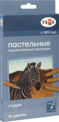 Набор пастельных карандашей ГАММА Студия / 170322_12P