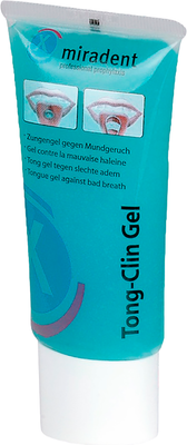 Гель для полости рта Miradent Tong-Clin Gel для очистки языка 633059 (50мл) - 