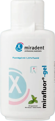 Гель для полости рта Miradent Mirafluor gel Мята 6058 (250мл) - 