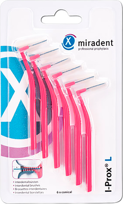 Ершики межзубные Miradent I-Prox 630210 (6шт, розовый) - 