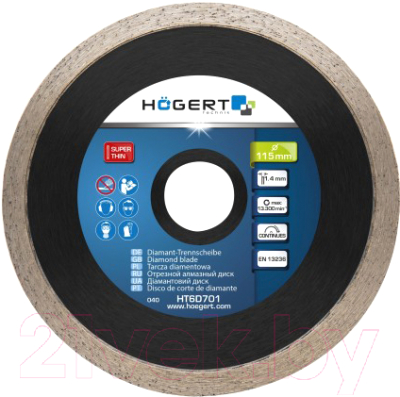 Отрезной диск Hoegert HT6D702