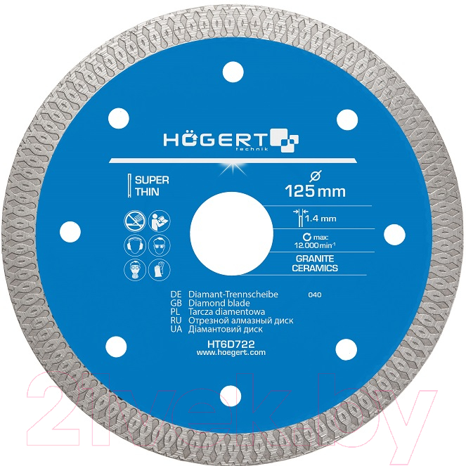 Отрезной диск Hoegert HT6D722