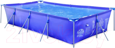Каркасный бассейн Jilong Rectangular Steel Frame Pools / 17013 (синий)