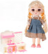Кукла с аксессуарами 1Toy Alisa Kawaii Mini. Кухня / Т24362 -
