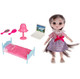 Кукла с аксессуарами 1Toy Alisa Kawaii Mini. Спальня / Т24363 -