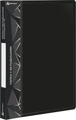 Папка для бумаг Бюрократ BPV30BLCK