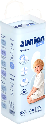 Подгузники-трусики детские Junion Flexy XXL 15+ кг / UQPXXL44