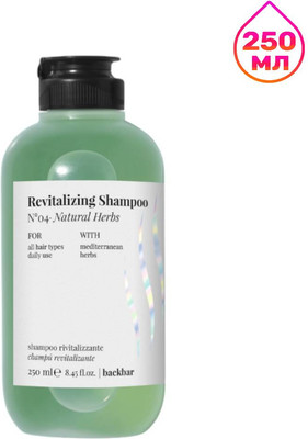 Шампунь для волос Farmavita Back Bar Revitalizing Shampoo №04