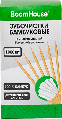 Зубочистки Boomhouse 701949 (1000шт) - 