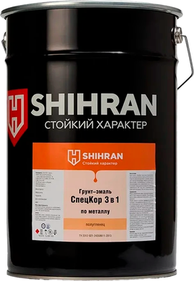 Грунт-эмаль SHIHRAN 3 в 1 полуглянец
