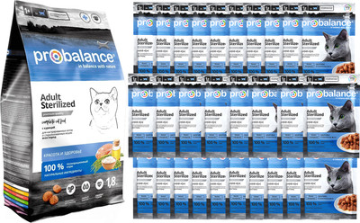 Набор кормов для кошек ProBalance Sterilized курица