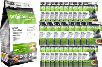 Набор кормов для кошек ProBalance Sensitive