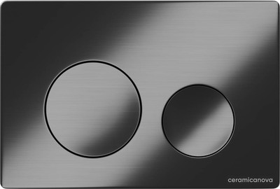 Кнопка для инсталляции Ceramica Nova Balance CN12-001GG (вороненая сталь) - 