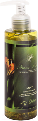 Гель для снятия макияжа Liv Delano Green Style мусс деликатный для очищ. лица и удаления косметики (190г)