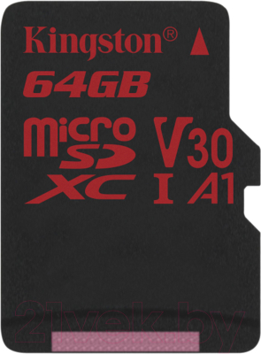 Карта памяти Kingston Canvas React microSDHC (Class10) 64GB (SDCR/64GBSP)