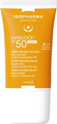 Крем солнцезащитный ISISPHARMA Uveblock Velvet SPF 50 (40мл) - 