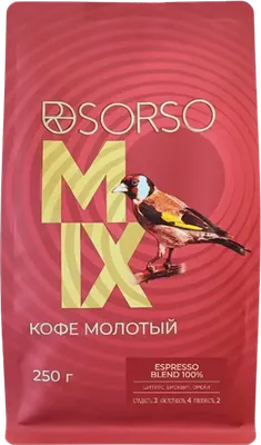 Кофе молотый Sorso Espresso Blend (250г) - 