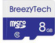 Карта памяти BreezyTech MicroSD 8GB Class 10 (без адаптера) - 