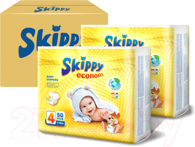 Подгузники детские Skippy Econom 4 Box (100шт)