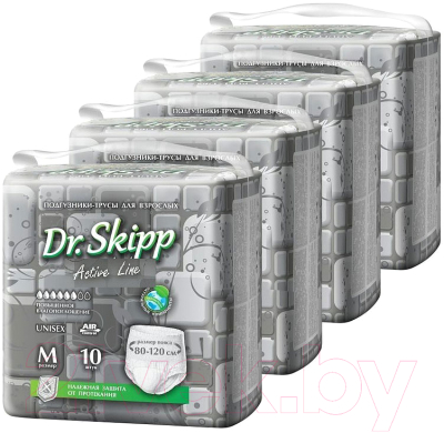 Трусы впитывающие для взрослых Dr.Skipp Active line М2 (40шт)