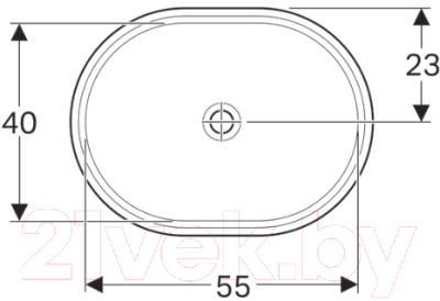 Умывальник Geberit VariForm 500.756.01.2