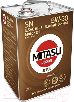 Моторное масло Mitasu Motor Oil 5W30 / MJ-120-6 (6л)