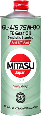 Трансмиссионное масло Mitasu FE Gear Oil 75W80 / MJ-441-1 (1л)