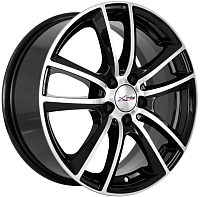 Литой диск X'trike X-116 16x6.5" 5х112мм DIA 57.1мм ET 45мм BKFP