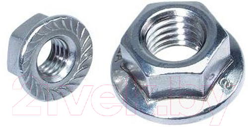 Гайка Starfix С фланцем М16 DIN 6923 / SM-66051-500 (500шт, оцинкованный)