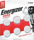 Комплект батареек Energizer CR2032 6BP (6шт) -