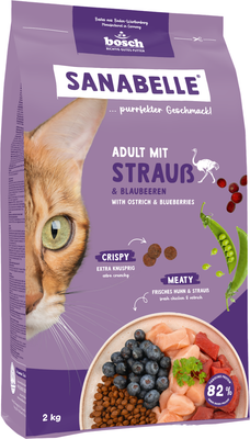 Сухой корм для кошек Bosch Petfood Sanabelle Adult Ostrich