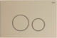 Кнопка для инсталляции РЕХАУ Nova Orb 001 с круглыми клавишами (золотой матовый) - 