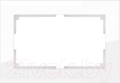 Рамка для выключателя Werkel Favorit WL01-Frame-01-DBL / a033478 (белый)