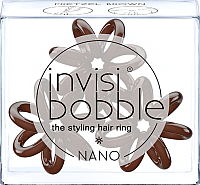 Набор резинок для волос Invisibobble Nano Pretzel Brown - 