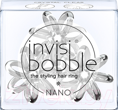 

Набор резинок для волос Invisibobble, Nano Crystal Clear