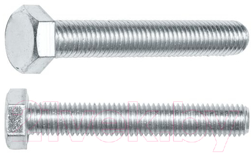 Болт Starfix Шестигранник М10х45 DIN 933 прочность 8.8 / SMC1-74612-40 (40шт, оцинкованный)