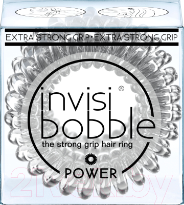 Набор резинок для волос Invisibobble Power Crystal Clear