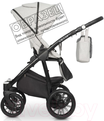 Детская универсальная коляска Riko Villa 3 в 1 (04/Carbon)