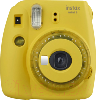Фотоаппарат с мгновенной печатью Fujifilm Instax Mini 9 (желтый)
