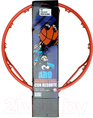 Баскетбольное кольцо DFC DFC R2 без пружин (оранжевый/красный)