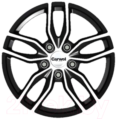 

Литой диск Carwel, Epsilon 16x6.5" 5x112мм DIA 57.1мм ET 46мм Алмаз черный