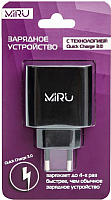 Адаптер питания сетевой Miru Quick charge / 5025 (черный) - 